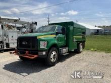 2019 Ford F750 Chipper Dump Truck Not Running, Condition Unknown, Starter Does Not Engage, Transmiss