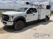 2019 Ford F550 Mechanics Service Truck, . Runs & Moves) ( Check Engine Light On, PTO Does Not Engage