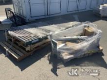 Uline Metal Conveyor with Extra Wide Rollers (Used) NOTE: This unit is being sold AS IS/WHERE IS via