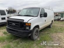 2009 Ford E150 Cargo Van Runs & Moves) (Jump to Start, Check Engine Light On, Seat Damage, Body/Gril
