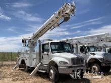 Altec DM47-TR, Digger Derrick rear mounted on 2015 Freightliner M2 106 4x4 Utility Truck Jump to Sta