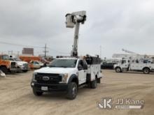 (Waxahachie, TX) ETI ETC37-IH, Articulating & Telescopic Bucket Truck mounted behind cab on 2017 For