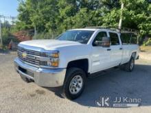 (Plymouth Meeting, PA) 2017 Chevrolet Silverado 3500HD 4x4 Crew-Cab Pickup Truck Danella Unit) (Runs