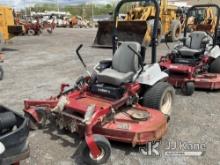 (Rome, NY) Exmark Lazer Z 72 Zero Turn Riding Mower Missing Parts, Not Running, Condition Unknown