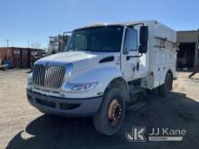 (Brownstown Township, MI) 2011 International 4400 Service Truck Runs & Moves) (Check Trans Dash Warn