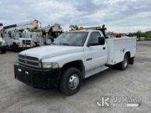 (Plymouth Meeting, PA) 2002 Dodge RAM 3500 4x4 Service Truck Runs & Moves, Body & Rust Damage, Comp.