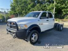 (Plymouth Meeting, PA) 2017 RAM 4500 4x4 Crew-Cab Chassis (Danella Unit) (Runs & Moves, Body Damage