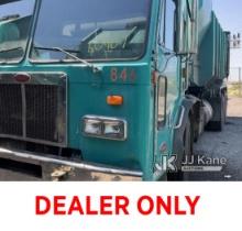 2006 Peterbilt 320 Side Load Recycling Truck, Pete 3 Axle Side Loader DEALER ONLY Axle Removed, Dead