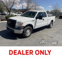 (Jurupa Valley, CA) 2013 Ford F150 Extended-Cab Pickup Truck Runs & Moves, No Throttle, Very Rough I