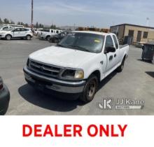 (Jurupa Valley, CA) 1998 Ford F-150 Extended-Cab Pickup Truck Runs & Moves, Runs Rough, Missing Head