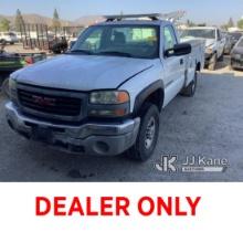 (Jurupa Valley, CA) 2007 GMC Sierra Classic 2500 HD Regular Cab Pickup 2-DR, 5/13/24 per seller has