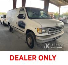 (Jurupa Valley, CA) 1998 Ford Econoline Extended Cargo Van Run, Moves, Blinker mechanism Is Not Func