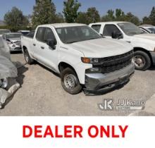 (Jurupa Valley, CA) 2020 Chevrolet Silverado 1500 Extended-Cab Pickup Truck Engine Runs, Front End D