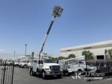 (Corona, CA) Posi Plus 800-40, Non-Insulated Cable Placing Bucket rear mounted on 2015 Ford F650 Uti