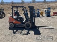 2017 Doosan G30E-5 Solid Tired Forklift Runs & Moves