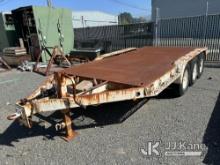 1995 TFW Tri-Axle Flatbed/Utility Trailer Condition Unknown