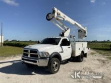 Altec AT37G, Articulating & Telescopic Bucket mounted behind cab on 2016 RAM 5500 Service Truck Runs