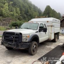 2012 Ford F550 4x4 Chipper Dump Truck Jump To Start, Runs Rough, Does Not Move, Engine Noise, Engine