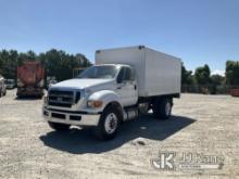2013 Ford F750 Chipper Dump Truck Runs, Moves & PTO Engages) (Dump Not Operating, Condition Unknown,