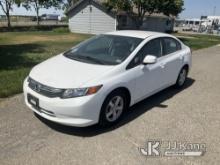 2012 Honda Civic 4-Door Sedan Runs & Moves) (CNG Tank Expires 03/2027