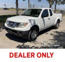 2014 Nissan Frontier Extended-Cab Pickup Truck Runs & Moves, Engine Codes U0101 & U0100 Air Conditio