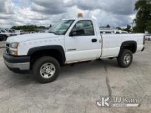 2006 Chevrolet Silverado 2500HD Pickup Truck Runs, Moves, Check Engine Light On, Airbag Light On, Ru