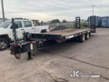 2008 Monroe Towmaster T-40DB T/A Tagalong Equipment Trailer towable, jack operates