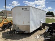 (Waxahachie, TX) 2013 LGS Industries EWLC 7x16 T/A Enclosed Cargo Trailer Body Damage, Missing Tire