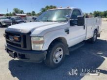 2008 Ford F350 Service Truck Runs & Moves) (Check Engine Light On.
