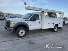 2012 Ford F450 Service Truck Not Running, Condition Unknown) (Body Damage