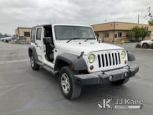 2013 Jeep Wrangler 4x4 4-Door Sport Utility Vehicle Runs, Moves, Missing Emissions Label