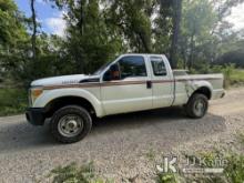 2012 Ford F250 4x4 Extended-Cab Pickup Truck Runs & Moves, Jump To Start, Worn Tires, Low Tire Press