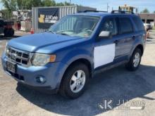 2010 Ford Escape XLT 4x4 4-Door Sport Utility Vehicle Runs & Moves, Body & Rust Damage, Traction Con