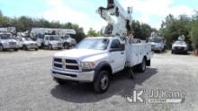 Altec AT40M, Articulating & Telescopic Material Handling Bucket Truck mounted behind cab on 2015 RAM