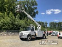 Altec T40P, Non-Insulated Cable Placing Bucket Truck rear mounted on 2018 Freightliner M2 Utility Tr