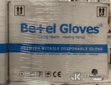 (04) Pallets Betel Nitrile Exam Gloves PF Size Medium. Approx. 84 Cases Per Pallet Contact Keith Lin