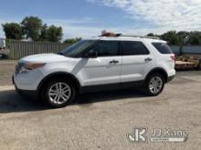 2015 Ford Explorer 4x4 4-Door Sport Utility Vehicle Runs, Moves, Paint Chips