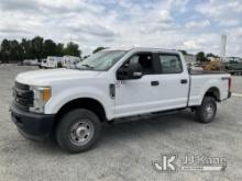 2017 Ford F250 4x4 Crew-Cab Pickup Truck Runs & Moves) (Check Engine Light On, Paint Damage