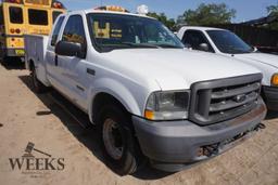 FORD F250 W/UTILITY BED
