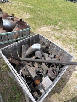 (2) PALLETS OF MISCELLANEOUS STEEL COATED PIPE & PIPE FITTINGS