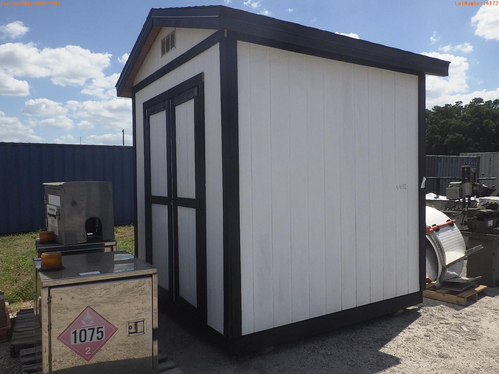 5-04172 (Equip.-Storage building)  Seller:Private/Dealer 8 BY 8 BY 10 FOOT STORA