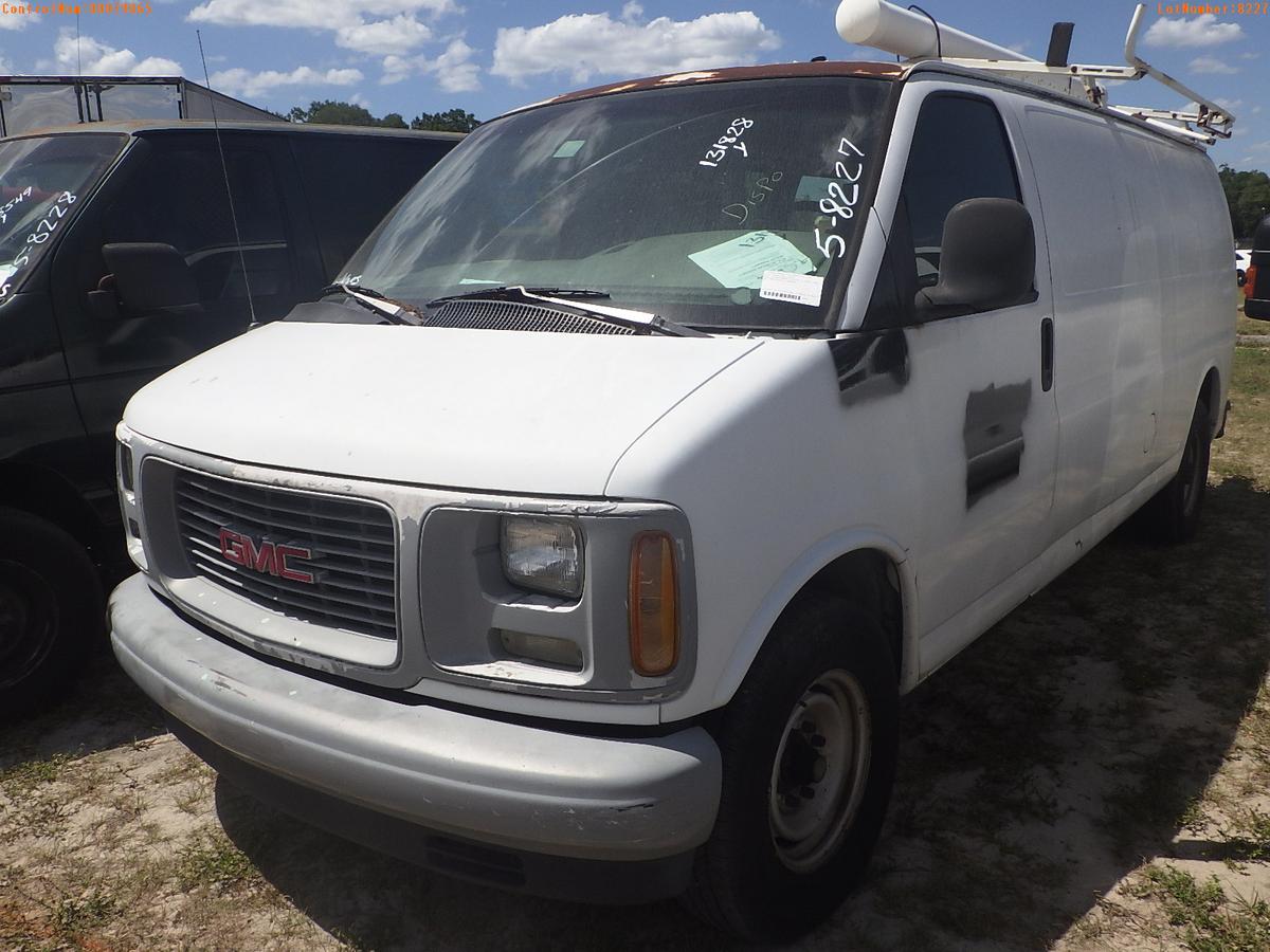 5-08227 (Trucks-Van Cargo)  Seller: Gov-Hillsborough County School 1999 CHEV G35