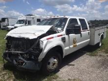 7-09112 (Trucks-Utility 4D)  Seller: Florida State D.O.T. 2008 FORD F350