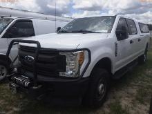7-08221 (Trucks-Pickup 4D)  Seller: Gov-Hillsborough County Sheriffs 2017 FORD F