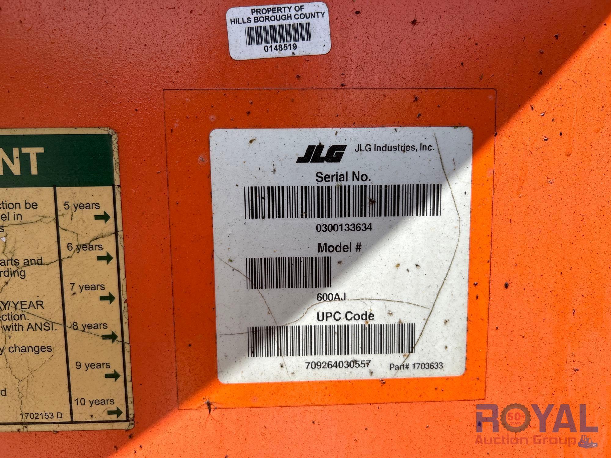 2008 JLG 600AJ 4x4 Articulating Boom Lift