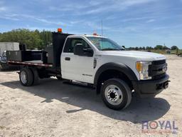 2017 Ford F450 Stakebody Flatbed Truck