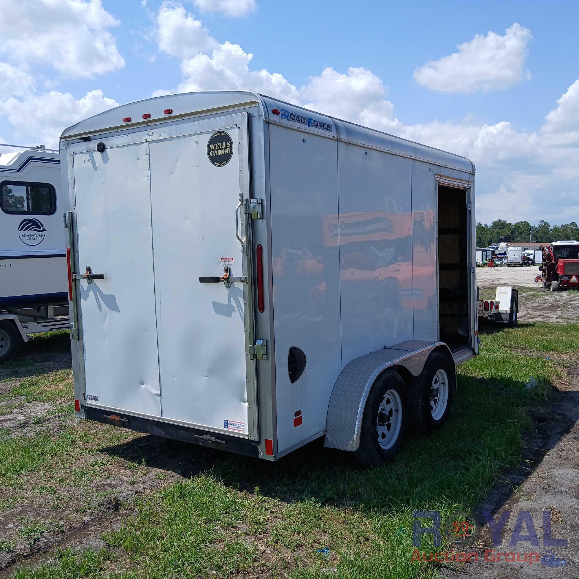 2020 Wells Cargo RF612T2 12ft T/A Enclosed Trailer