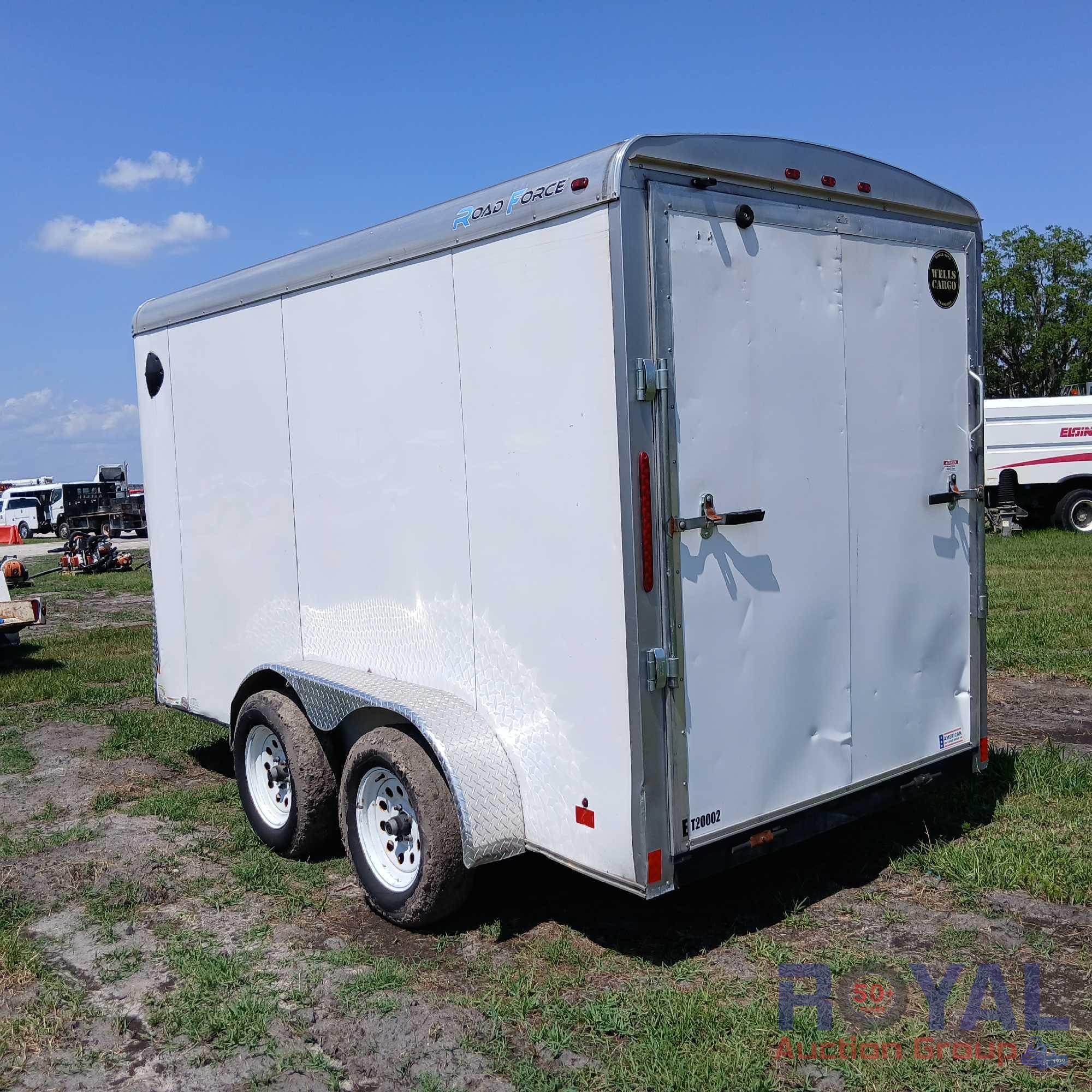 2020 Wells Cargo RF612T2 12ft T/A Enclosed Trailer