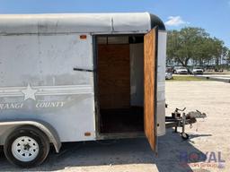 1999 Texas 14ft T/A Enclosed Trailer