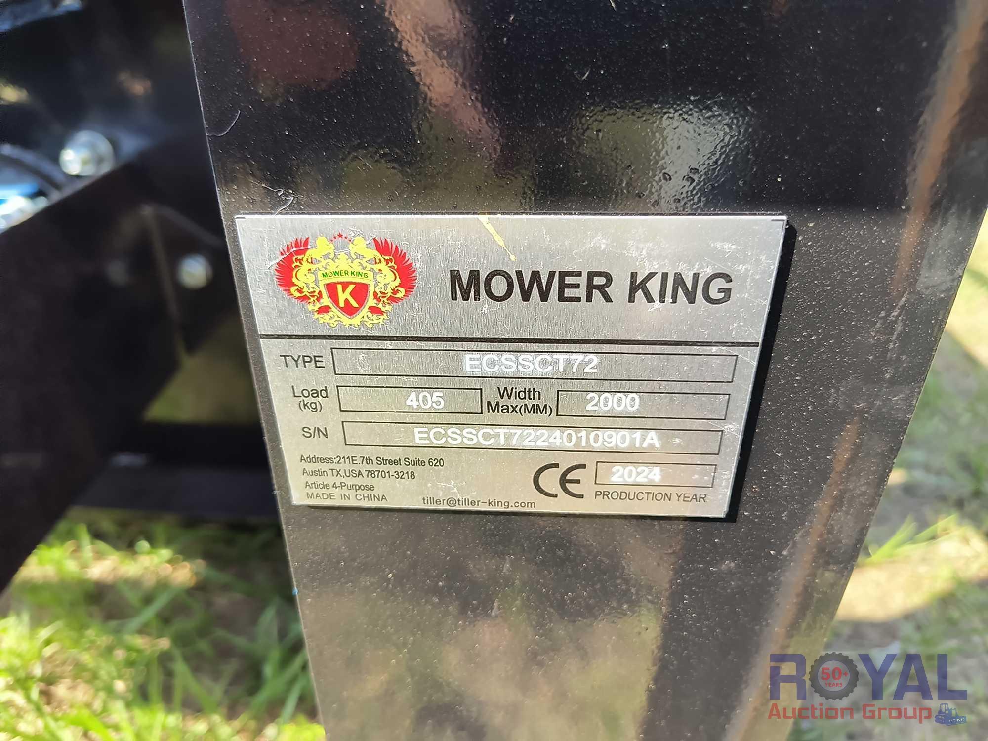 2024 Mower King ECSSCT72 72in Skid Steer Trencher Attachment